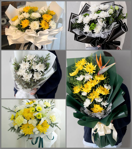 广东揭阳市普宁市大南山街道锡坑村白事花束代送
